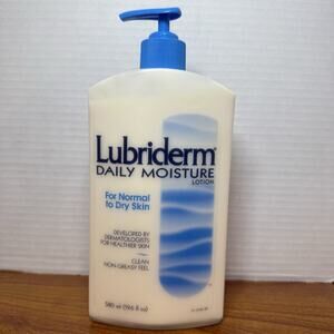 Lubriderm Daily Moisture Hydrating Unscented Body Lotion,Non-Greasy 19.6 fl. oz